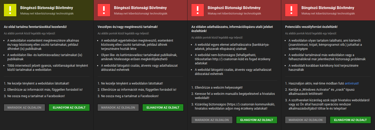 Böngésző Biztonsági Bővítmény