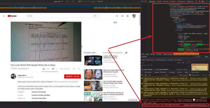 YouTube CoinHive Monero