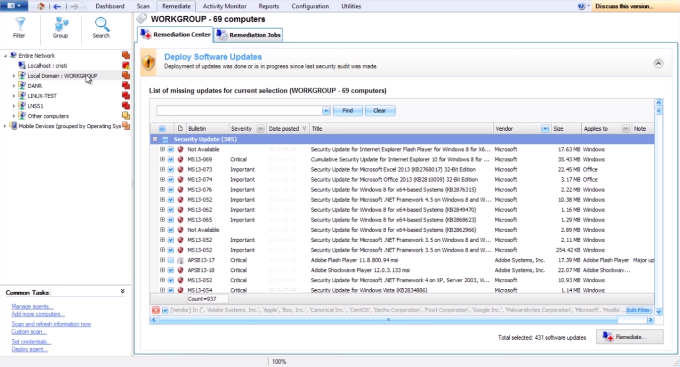GFI LanGuard Vulnerabilities