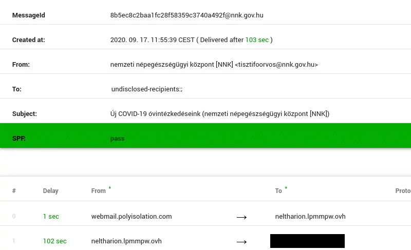 Google SPF check