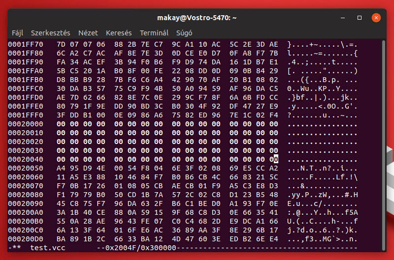 Hexedit VeraCrypt Container